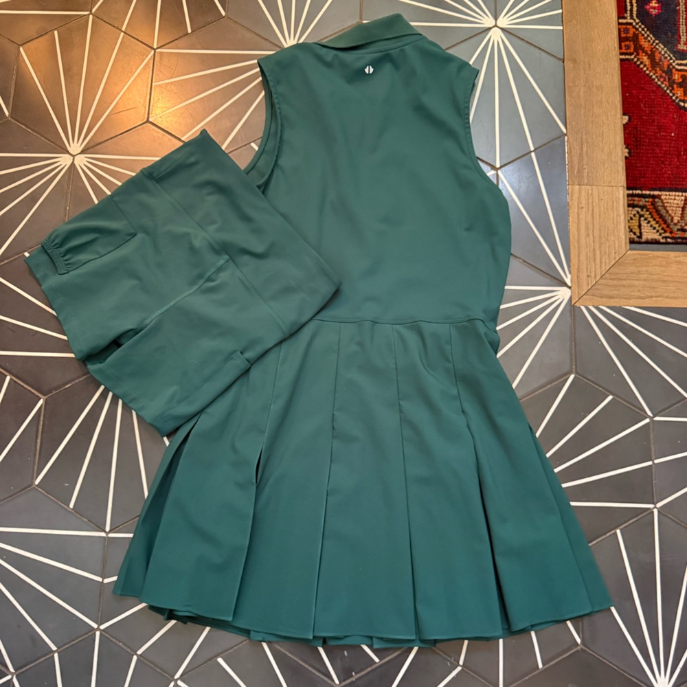 Like New Thrive Societe Varsity Collar Pleated Tennis Dress, size S - Picture 3 of 5